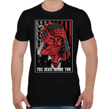PRINTFASHION Ördög szabályok - Férfi póló - Fekete férfi póló