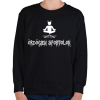 PRINTFASHION Ördögi Jóga (fehér)  - Gyerek pulóver - Fekete