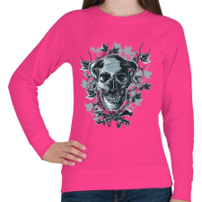 PRINTFASHION Ördögkoponya - Női pulóver - Fukszia női pulóver, kardigán