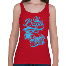 PRINTFASHION Öreg bogár - Női atléta - Cseresznyepiros női trikó