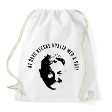 PRINTFASHION ÖREG KECSKE - Sportzsák, Tornazsák - Fehér tornazsák