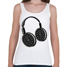 PRINTFASHION Oreo fülhallgató - Női atléta - Fehér