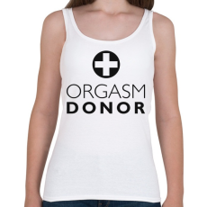 PRINTFASHION orgasm-donor-black - Női atléta - Fehér