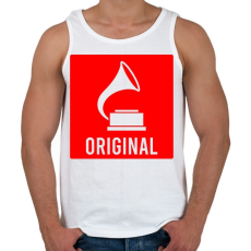 PRINTFASHION Original - Férfi atléta - Fehér