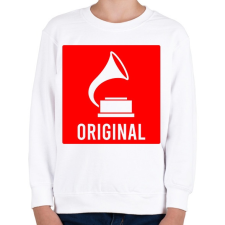 PRINTFASHION Original - Gyerek pulóver - Fehér gyerek pulóver, kardigán