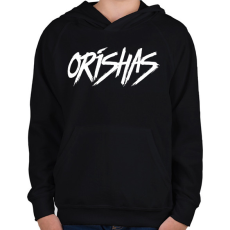 PRINTFASHION ORISHAS - Gyerek kapucnis pulóver - Fekete