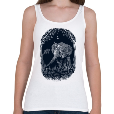 PRINTFASHION Ormányos - Női atléta - Fehér