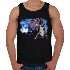 PRINTFASHION Orochimaru - Férfi atléta - Fekete