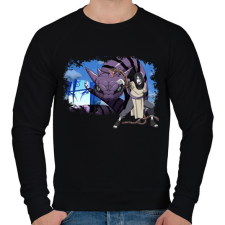 PRINTFASHION Orochimaru - Férfi pulóver - Fekete férfi pulóver, kardigán