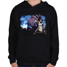 PRINTFASHION Orochimaru - Gyerek kapucnis pulóver - Fekete gyerek pulóver, kardigán