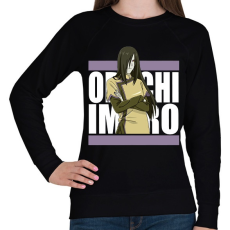 PRINTFASHION Orochimaru - Női pulóver - Fekete