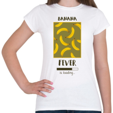 PRINTFASHION Örökké banán - Női póló - Fehér női póló