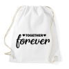PRINTFASHION Örökké együtt - páros 1 - Sportzsák, Tornazsák - Fehér