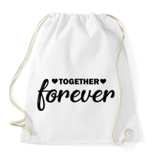 PRINTFASHION Örökké együtt - páros 1 - Sportzsák, Tornazsák - Fehér tornazsák