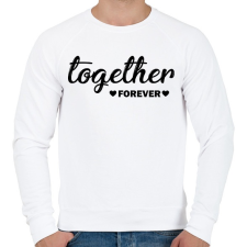 PRINTFASHION Örökké együtt - páros 2 - Férfi pulóver - Fehér női pulóver, kardigán