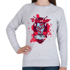 PRINTFASHION Örökre! - Női pulóver - Sport szürke női pulóver, kardigán