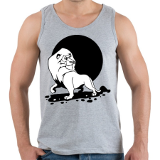 PRINTFASHION Oroszlán - Az állatok királya - Férfi atléta - Sport szürke atléta, trikó