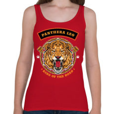 PRINTFASHION Oroszlán - Női atléta - Cseresznyepiros