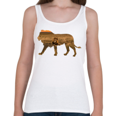 PRINTFASHION Oroszlán - Női atléta - Fehér