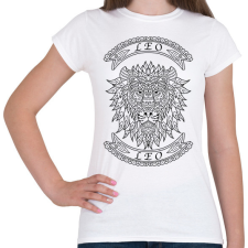 PRINTFASHION Oroszlán  - Női póló - Fehér női póló