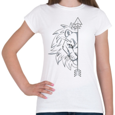 PRINTFASHION Oroszlán páros férfi 2 - Női póló - Fehér női póló
