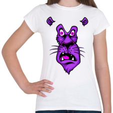 PRINTFASHION Oroszlán sokkban - Női póló - Fehér női póló