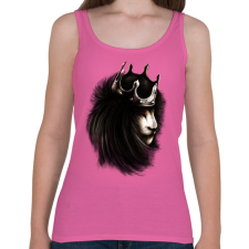 PRINTFASHION Oroszlán trón - Női atléta - Rózsaszín női trikó