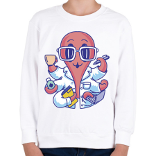 PRINTFASHION Orvos polip - Gyerek pulóver - Fehér gyerek pulóver, kardigán
