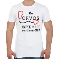 PRINTFASHION Orvos varázserő - Férfi póló - Fehér férfi póló