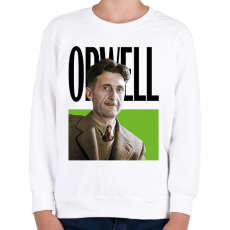 PRINTFASHION Orwell - Önarckép - Gyerek pulóver - Fehér