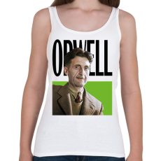 PRINTFASHION Orwell - Önarckép - Női atléta - Fehér