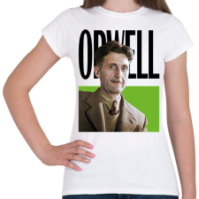 PRINTFASHION Orwell - Önarckép - Női póló - Fehér női póló