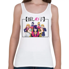 PRINTFASHION Oshio no Ko - Női atléta - Fehér női trikó