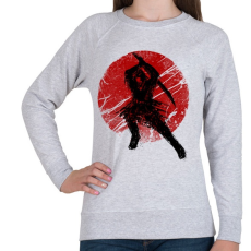 PRINTFASHION Ősi szamuráj - Női pulóver - Sport szürke