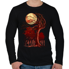 PRINTFASHION Ősök területe - Férfi hosszú ujjú póló - Fekete