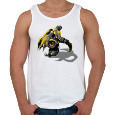 PRINTFASHION Összeolvadt koponyák - Férfi atléta - Fehér atléta, trikó