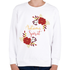 PRINTFASHION Őszi lélek - Gyerek pulóver - Fehér gyerek pulóver, kardigán