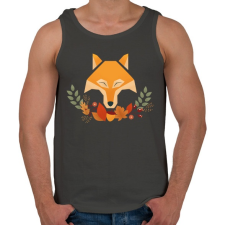 PRINTFASHION Őszi Róka - Férfi atléta - Sötétszürke atléta, trikó