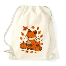 PRINTFASHION Őszi róka - Sportzsák, Tornazsák - Natúr tornazsák