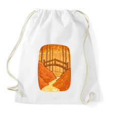 PRINTFASHION Őszi táj - Sportzsák, Tornazsák - Fehér tornazsák