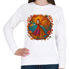 PRINTFASHION Ősztündér - Női pulóver - Fehér női pulóver, kardigán