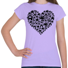 PRINTFASHION Otthon - Női póló - Viola női póló