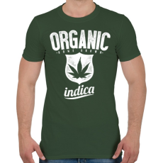 PRINTFASHION Otthoni termesztés - Férfi póló - Katonazöld