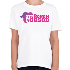 PRINTFASHION Otthonom Borsod - Gyerek póló - Fehér gyerek póló