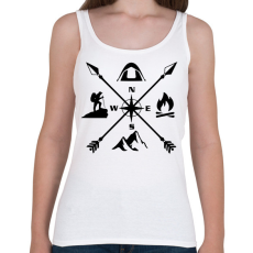 PRINTFASHION outdoor - Női atléta - Fehér