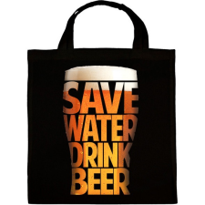 PRINTFASHION Óvd a vizet, igyál sört - Vászontáska - Fekete kézitáska és bőrönd