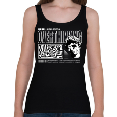 PRINTFASHION overthinking - Női atléta - Fekete