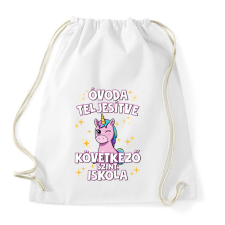PRINTFASHION Óvoda teljesítve - Sportzsák, Tornazsák - Fehér tornazsák