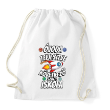 PRINTFASHION ÓVODA TELJESÍTVE - Sportzsák, Tornazsák - Fehér tornazsák