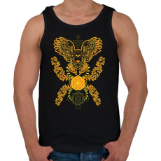PRINTFASHION owl joga2 - Férfi atléta - Fekete